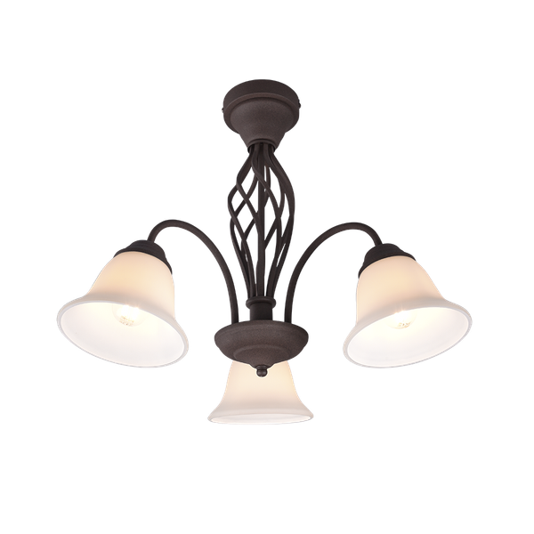 Rustica ceiling lamp 3-pc E27 rustic image 1