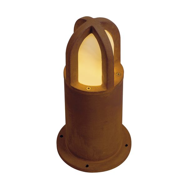 RUSTY CONE 40 outdoor lumin., E27 max.11W, IP54, rusted iron image 5