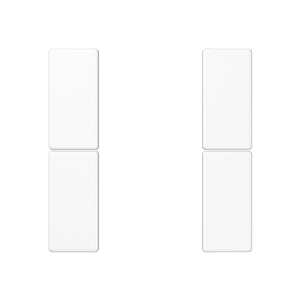 Cover kit 2-gang, complete A502TSAWW image 1