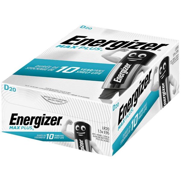 ENERGIZER Max Plus LR20 D 20-Pack image 1