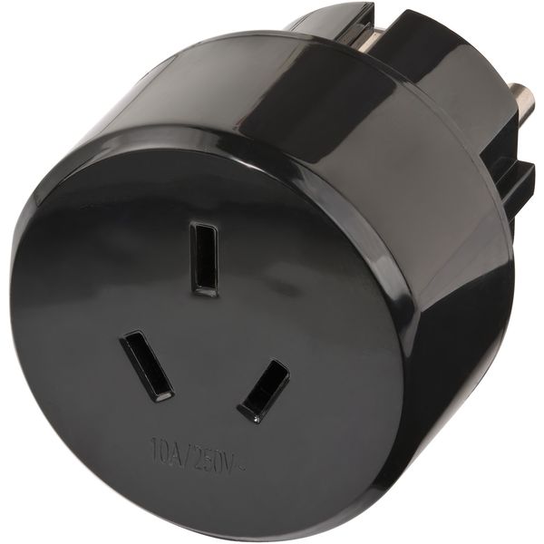 Travel Adapter Australia, China => earthed image 1