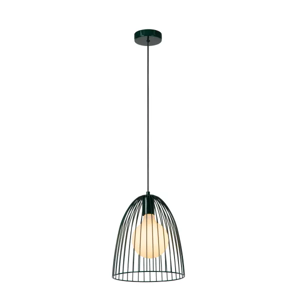 Lucide MACARONS - Pendant light - Ø 24 cm - 1xE27 - Green image 1