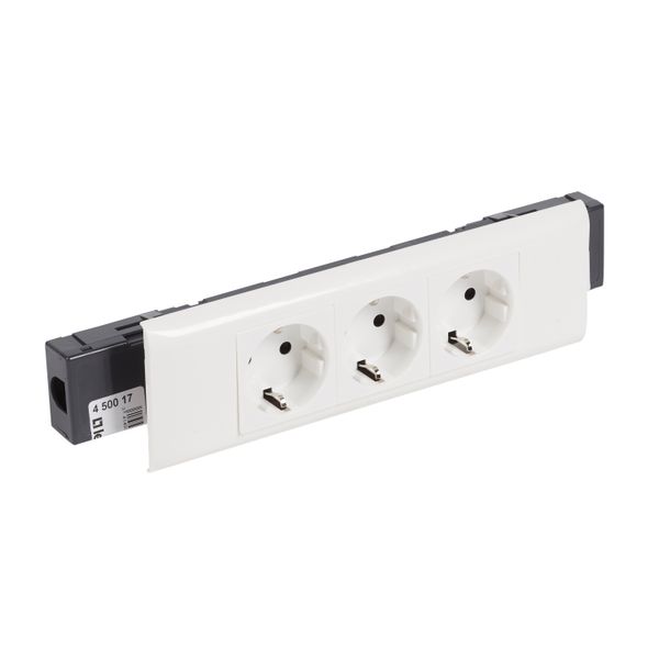 PRISE SPEC. DLP SUPPORT COUV 65 INTEGRE SCHUKO 3X2P+T  BORNES AUTOMATIQUES image 1