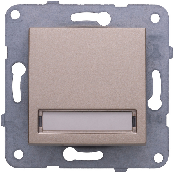 Karre Plus-Arkedia Bronze Illuminated Labeled Buzzer Switch image 1