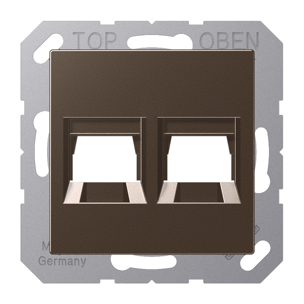 Centre plate for MJ f. 2 sockets A1569-25WEMO image 1