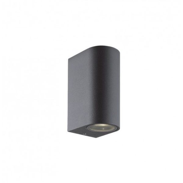 2/Lights Wall Lamp Dark Round H:150 Tilos image 1