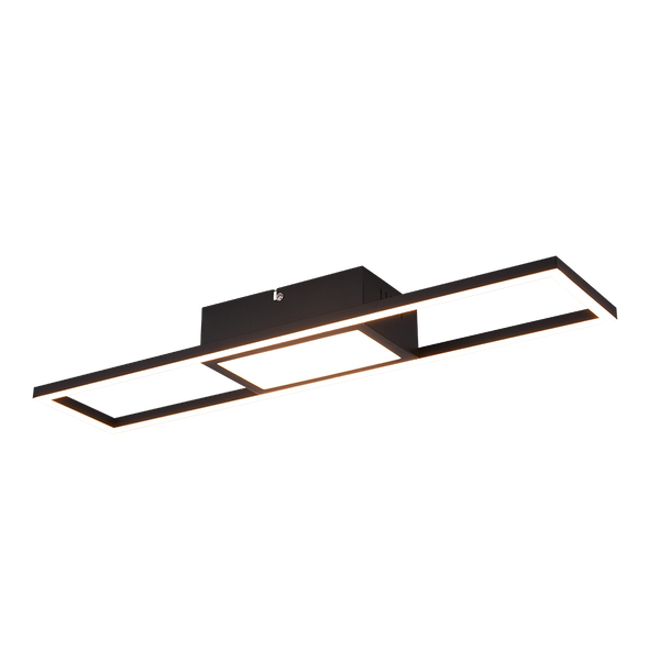 Rigido LED ceiling lamp matt black image 1