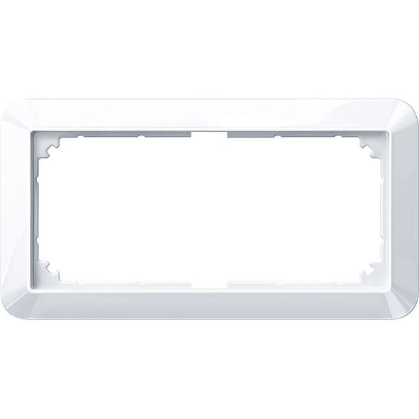 1-M frame, 2-fold without middle bar, active white glossy image 1