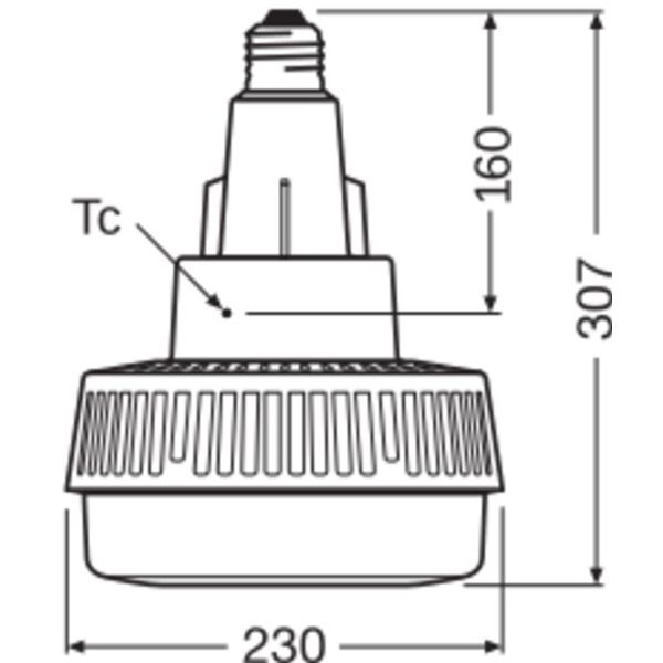 HQI LED HIGHBAY 400 120 ° 140 W/4000 K E40 image 3