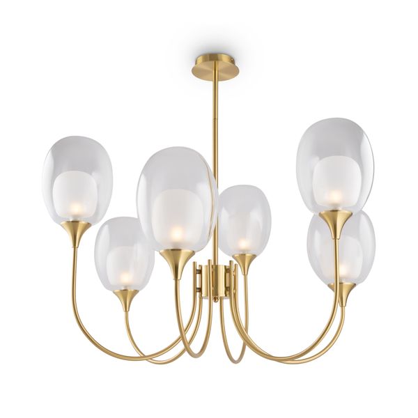 Modern Aura Pendant lamp Brass image 1