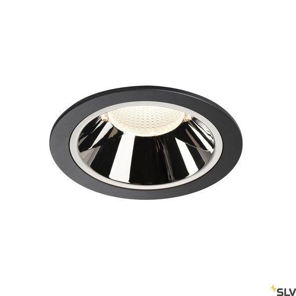 NUMINOS® DL XL, Indoor LED recessed ceiling light black/chrome 4000K 40° image 1