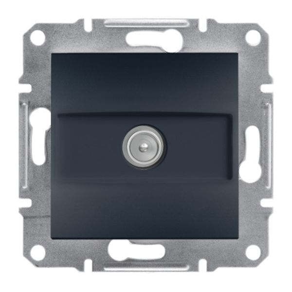 Asfora, TV socket ending, 1dB, anthracite image 2