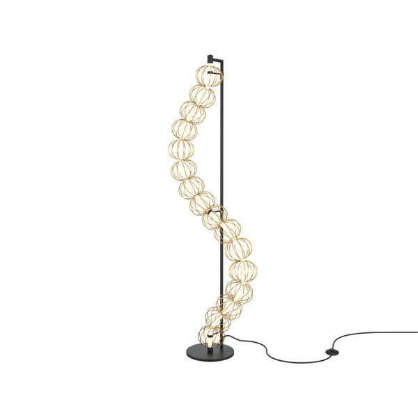 Modern Golden Cage Floor lamp Gold image 1