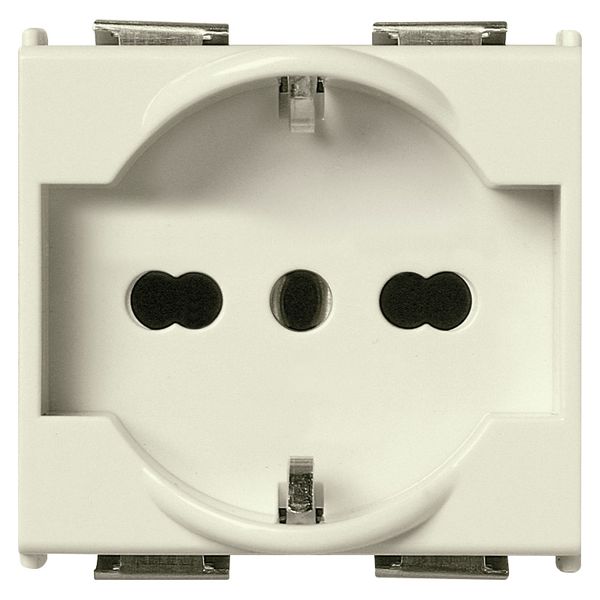 2P+E 16A universal outlet image 1