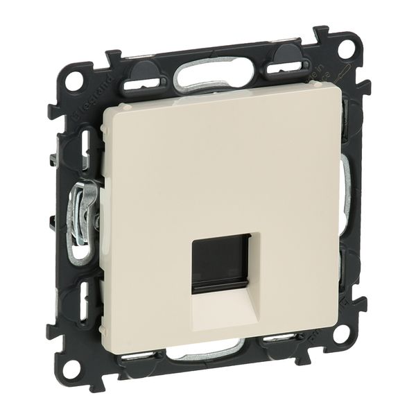 RJ45 socket Valena Life category 5e UTP with cover plate ivory image 1