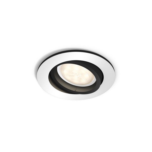 Milliskin Hue recessed R. aluminium 1x5W image 1