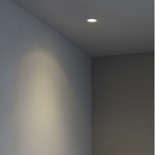 NEON WHITE RECESSED LAMP 1XGU10 CIRC image 2