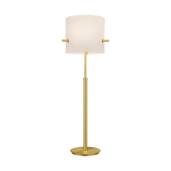 Camden floor lamp 3xE27 matt brass image 1