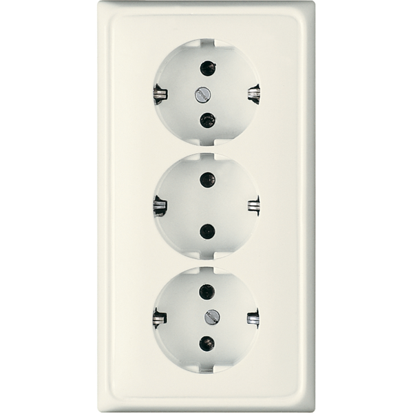 3-gang SCHUKO- socket CD523 image 3