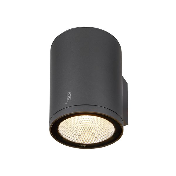 ENOLA ROUND L, single outdoor LED surface-mounted wall light anthracite CCT 3000/4000K image 5