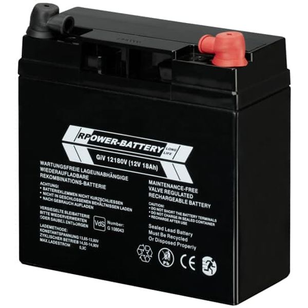 SAK17 Sealed Lead Acid Battery, 12 V DC, 18 Ah image 3