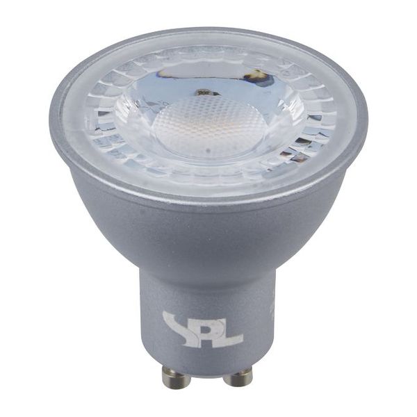 LED GU10 MR16 50x55 230V 380Lm 7W 822 46° AC Silver Dim image 2