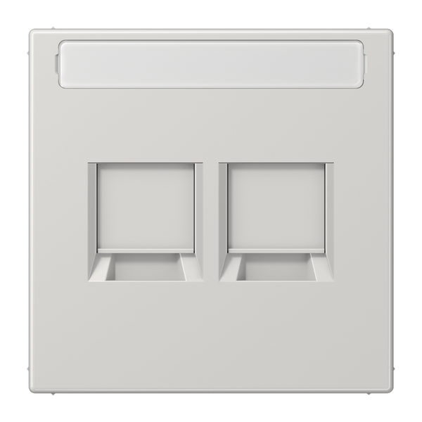 Centre plate for MJ f. 2 sockets LS1969-2NAWELG image 1