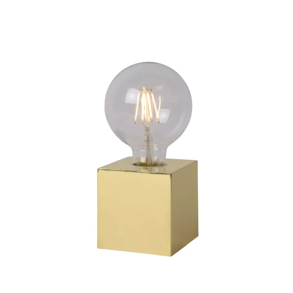 CUBIDO Table Lamp E27/5W incl H19 O9.5cm Brass image 1