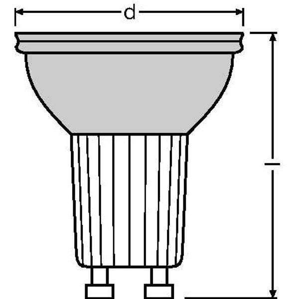 Halogen Lamp Osram HALOPAR 50W 240V GU10 image 2