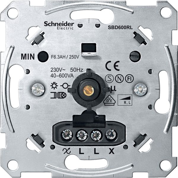 Rotary dimmer insert for inductive load, 40-600 W/VA image 4