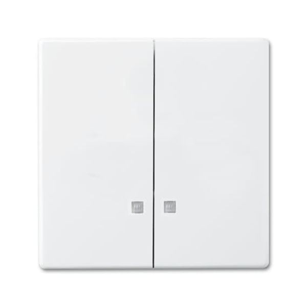 1785 K-84-500 Mechanical Controls None for Switch/push button, Two-part rocker studio white - 63x63 image 4