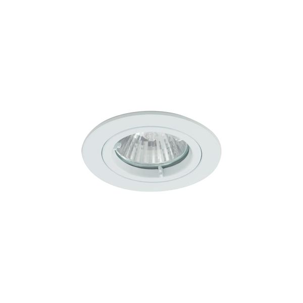 Twistlock GU10 IP44 Die-Cast Downlight White image 1