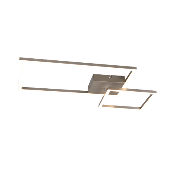 Padella LED ceiling lamp brushed steel image 1