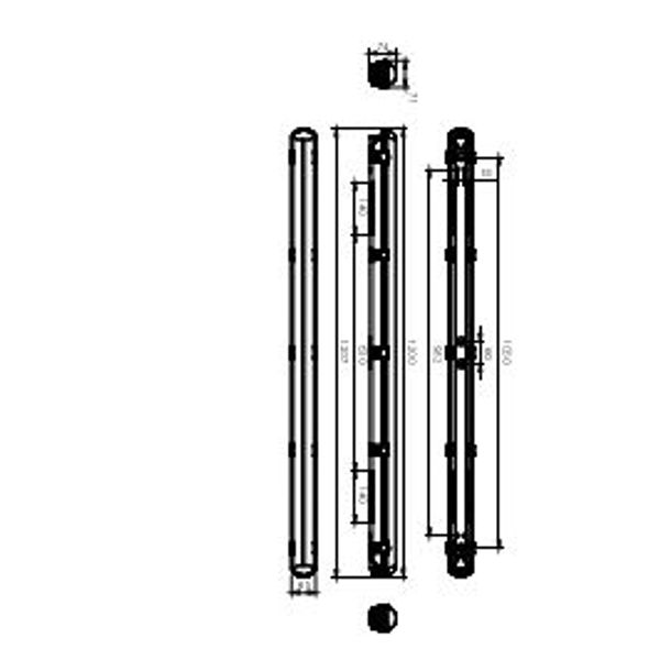 Ledinaire waterproof EcoSet, 35 W, L1200 mm, 4800 lm, 4000 K, EcoSet, Symmetrical, Opal, IP65, IK08 image 2