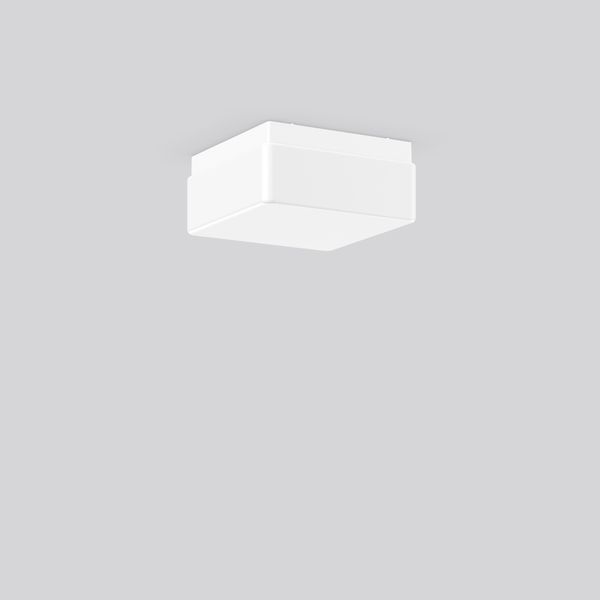 Quadrat, white, on/off Ceiling and wall luminaires, L 240 B 240 H 110, image 1