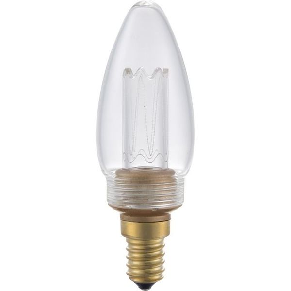 LED E14 Vintage Candle C35x103 230V 65Lm 2.5W 820 AC Clear Dim image 2