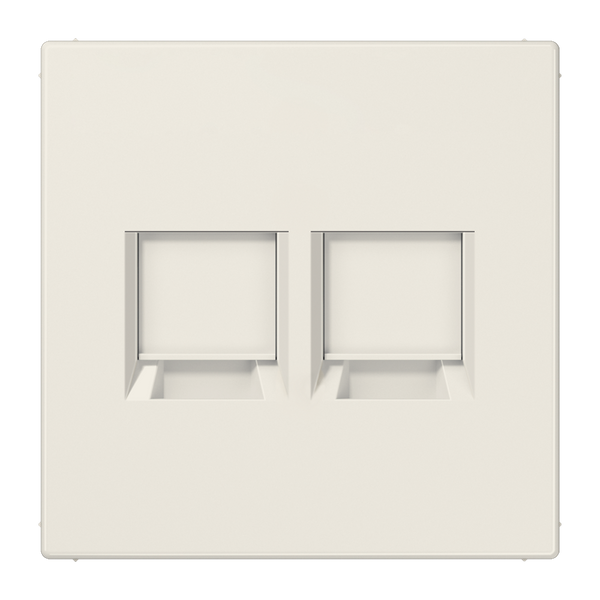 Centre plate for MJ f. 2 sockets LS1969-2AT image 1