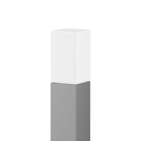 MEGA SQUARE, 10 W, 1000 lm, 840, silver, on/off Bollards, L 120 B 120  image 2