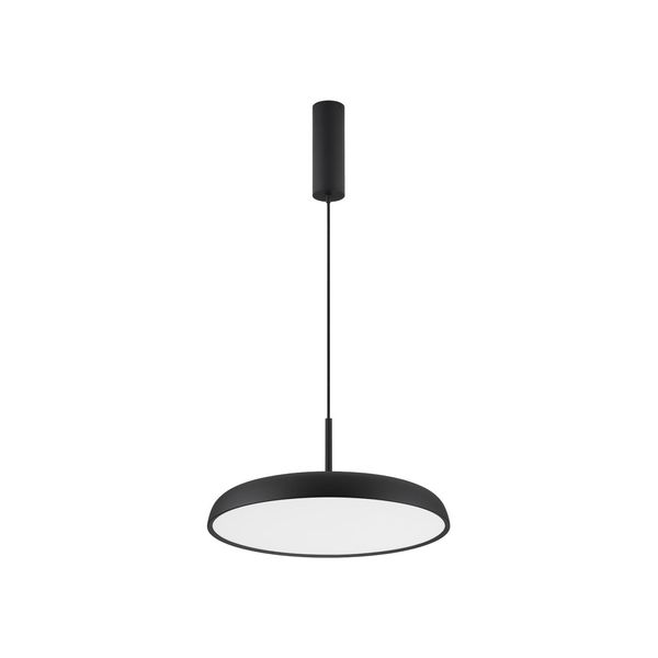 2700-4000K CCT Dimmable Sandy Black Aluminium  & Acrylic  LED 40 Watt 220-240 Volt   2541Lm IP20  Remote Control Included  D: 45 H: 150 cm Adjustable Height image 1