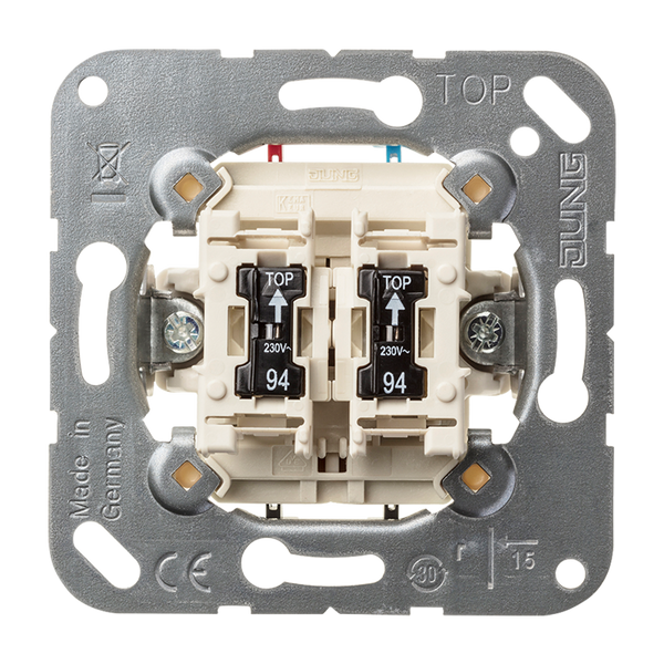 2-gang switch insert with indicator 505KOU5 image 3