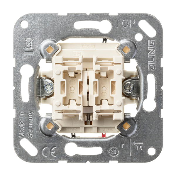 2-gang blind switch insert, 1-pole 509VU image 3