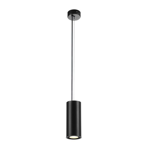 SUPROS 78 pendant, round, black, 3000K, 60ø lens image 1