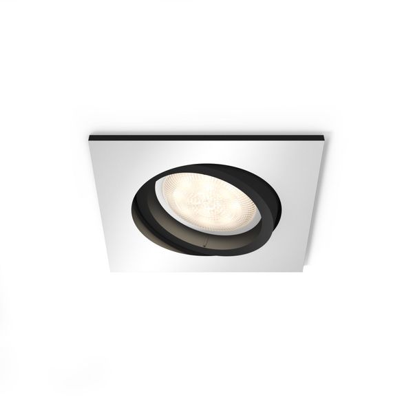 Milliskin Hue recessed S. aluminium 1x5W image 1