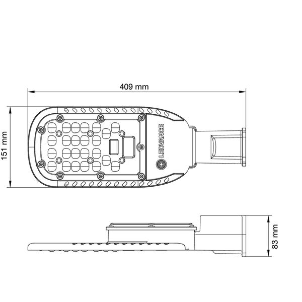 ECO AREA LOW POWER L SPD 60W 865 7200LM GR image 3