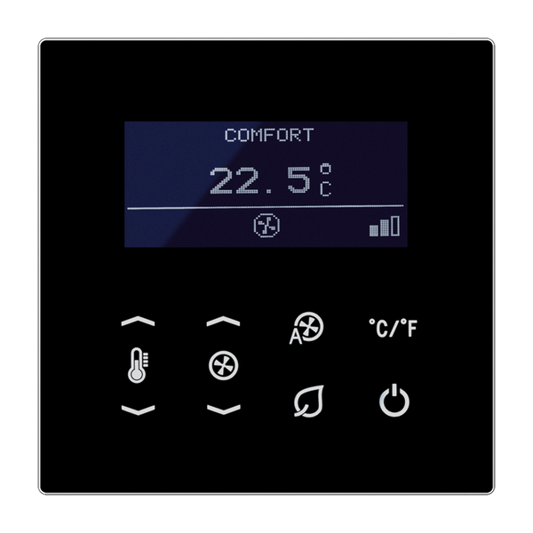 Temperature controller fan coil, 4-pipe TRDLS923048SW image 1