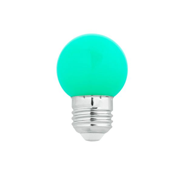 BULB G45 GREEN E27 1W LED image 1