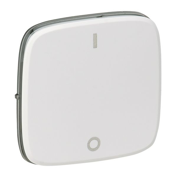 Cover plate Valena Allure - double pole switch - white image 1