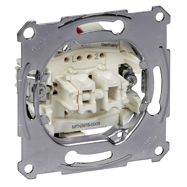 Two-circuit switch insert 1 pole, flush-mounted, 16 AX, AC 250 V, screwl. term. image 4