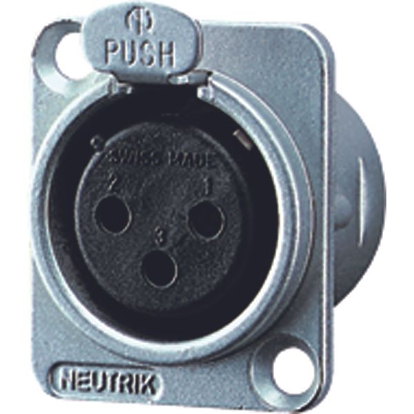 Connector Connector, XLR-Female, 3-pol image 1