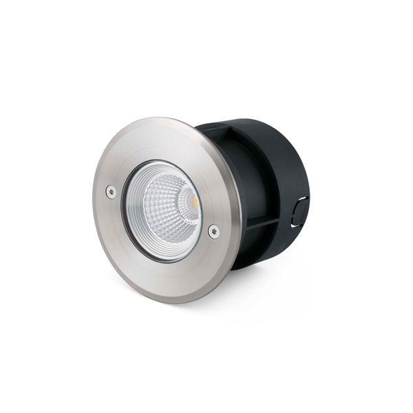 SURIA-3 LED INOX RECESSED LAMP 24° COB LED 3W 3000 image 1